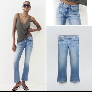 ZW LOW RISE SLIM CROPPED JEANS